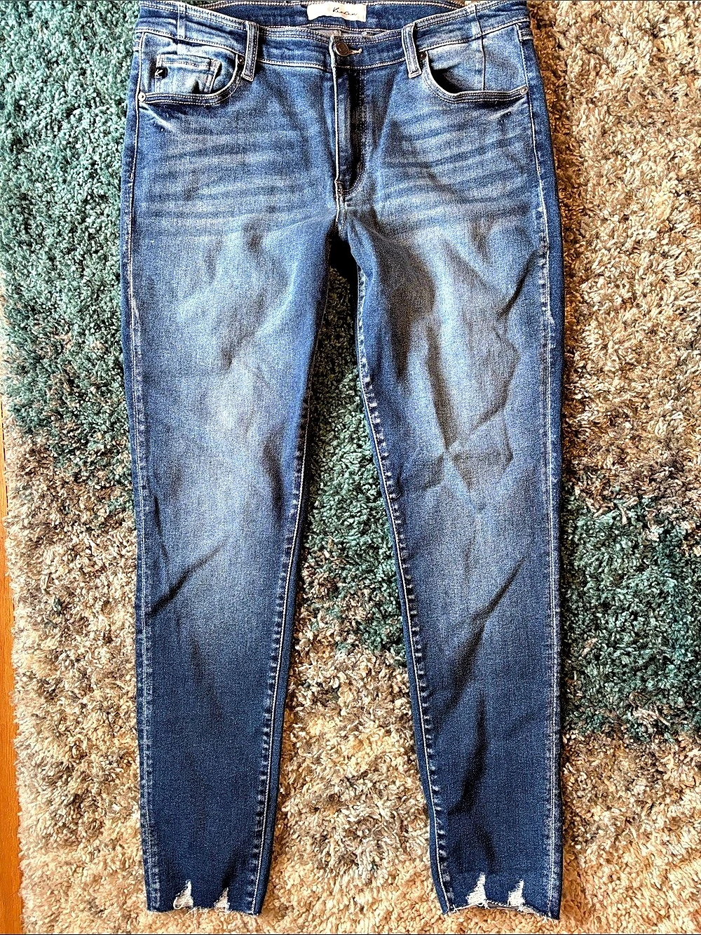 Kancan Skinny Jeans in Blue Size